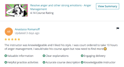 Anger Management Review