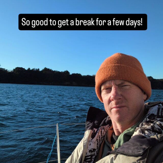 I had a much needed break! Water does it for me. Even a couple swims despite the cold.