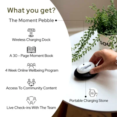 Moment Pebble and Program | A screenless mindfulness tool. - Image 10